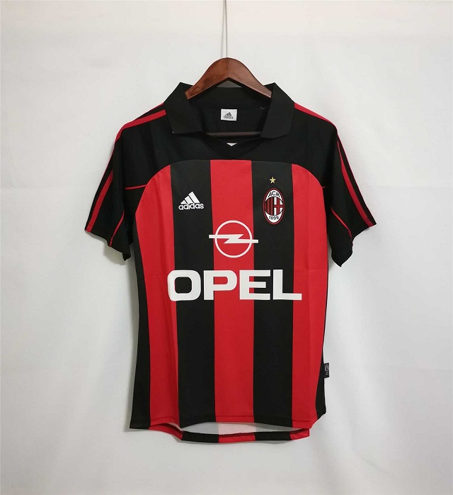 AAA Quality AC Milan 00/02 Home Soccer Jersey